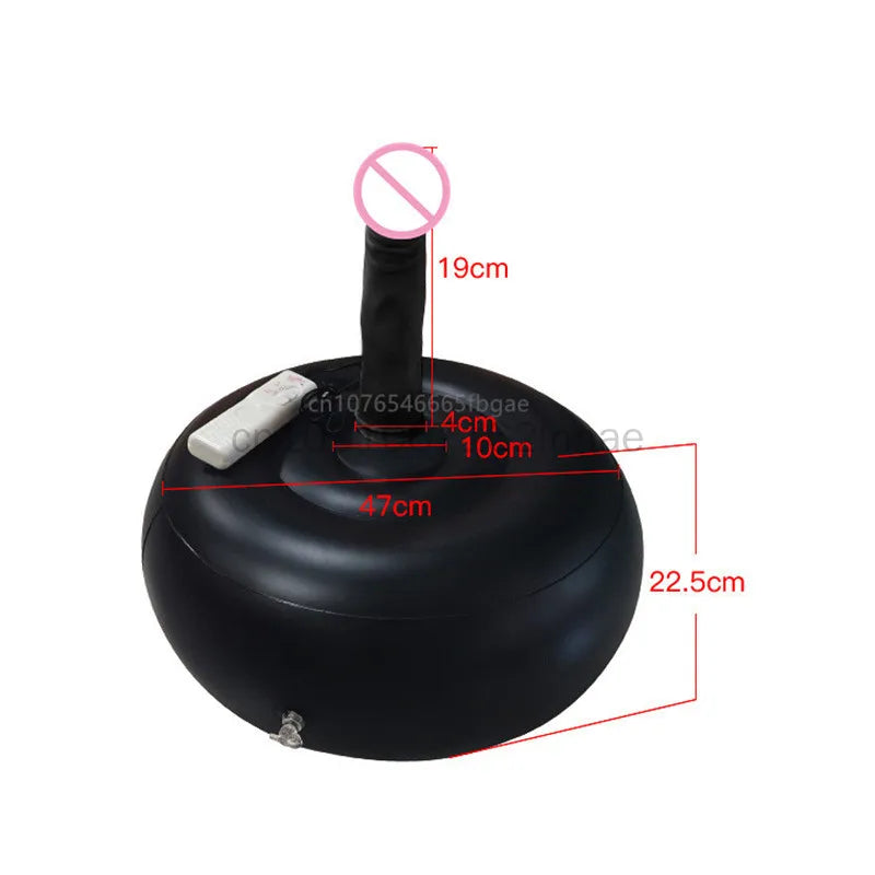 Inflatable Sex Cushion Dildo Holder Durable Sex Furniture Inflatable Erotic Chair Cock Rider Rocker Sex Toys for Women Seat Sofa